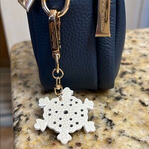 Pom Pom London White Snowflake Charm